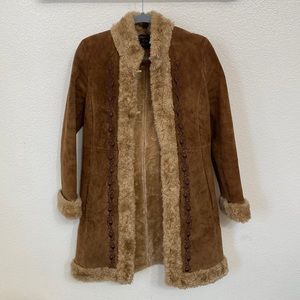 Guess suede coat (vintage)